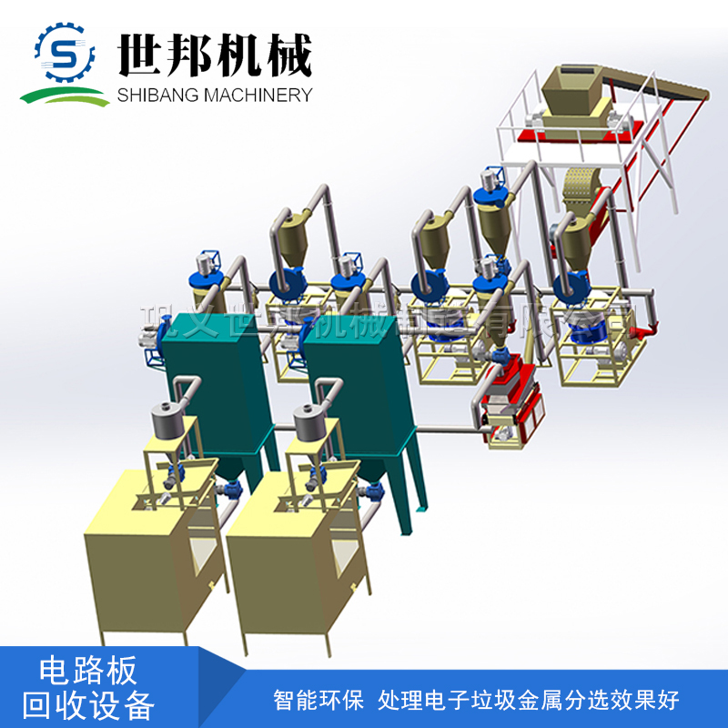 电路板回收设备降低粉尘溢出环境污染